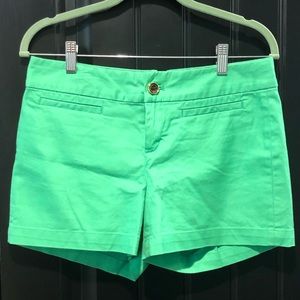 Banana Republic kelly green shorts.